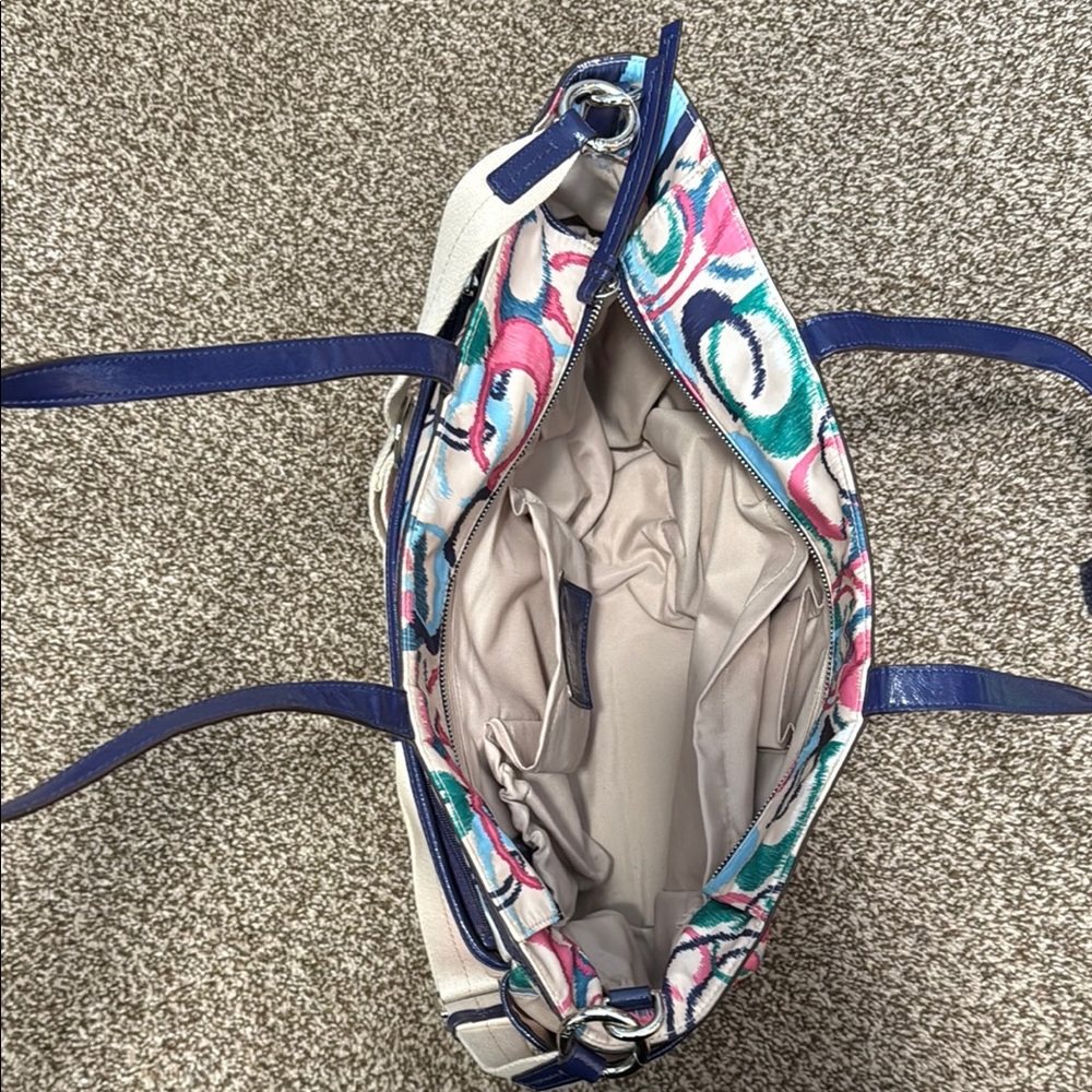 Colorful Patterned Coach Baby Bag - Picture 7 of 8